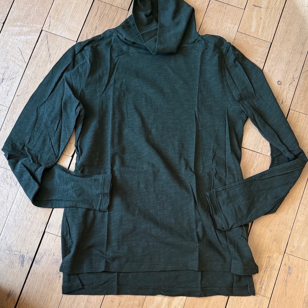Madewell Forest Green Turtleneck Top XS - Picture 14 of 15